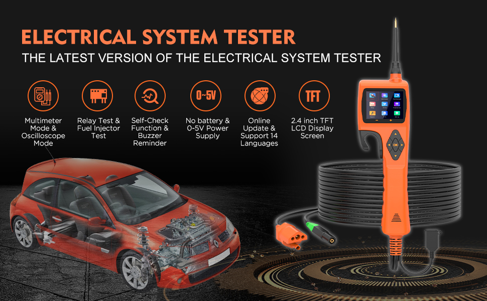 Power Circuit Probe Tester 930V Car Circuit Tester, Component