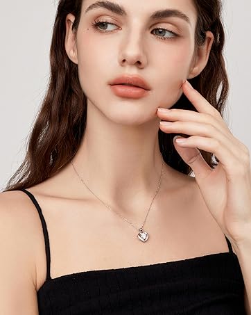 Heart Necklace Gift for Wife 
