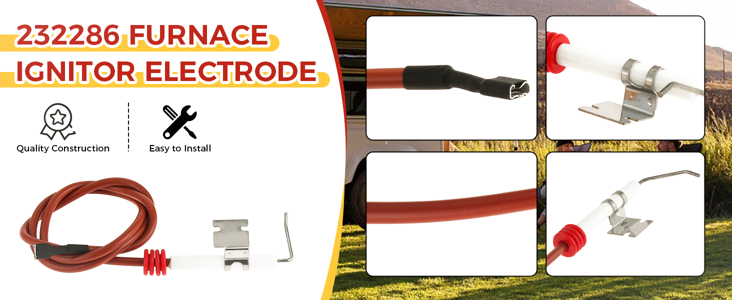 MENSI Double Ignition Kit Electronic Igniter With High Spark Plug Wire Length 450mm Each For Catering Euqipment Stove