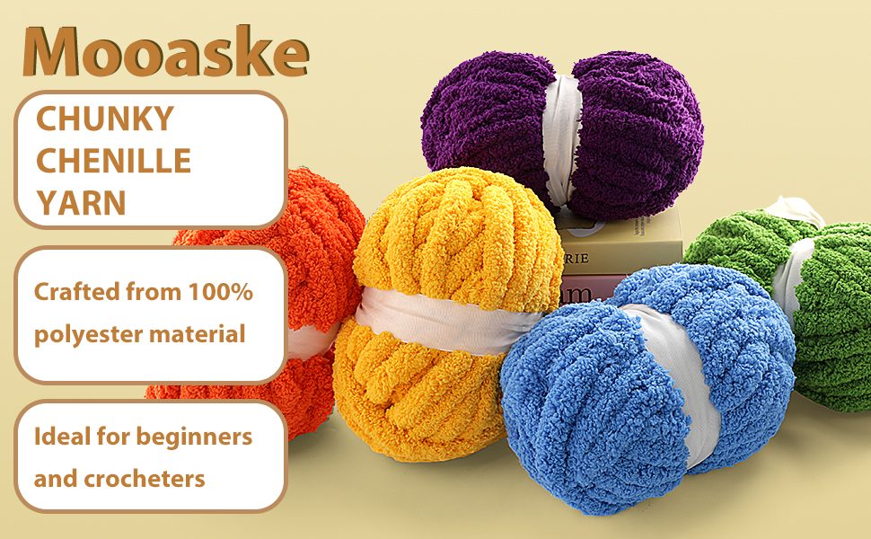 Chunky Chenille Yarn for Crocheting - Fluffy Yarn for Crochet - Jumbo Yarn for Hand Knitting (Blue Gray)
| Super Bul 1a88aed5 E76b 4337 Bd59 D388bfb8723d. CR0,0,970,600 PT0 SX970 V1