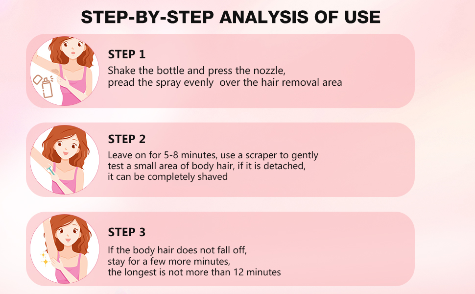 Foaming Hair Removal Spray for All Skin Types