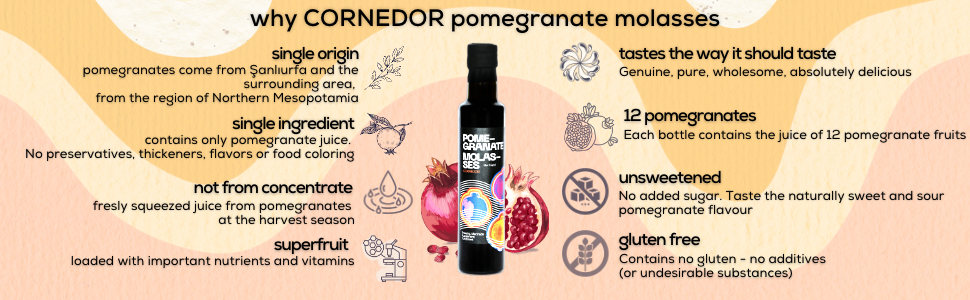 why CORNEDOR pomegranate molasses 