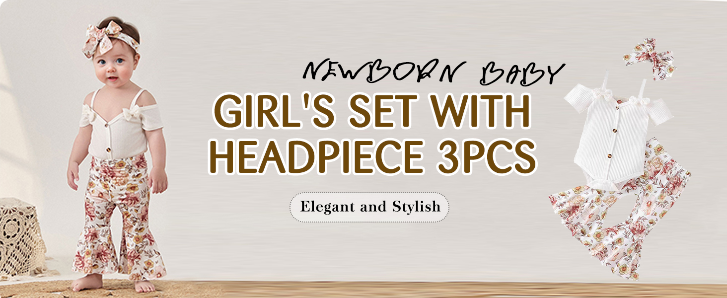 Baby Girl Clothes Set