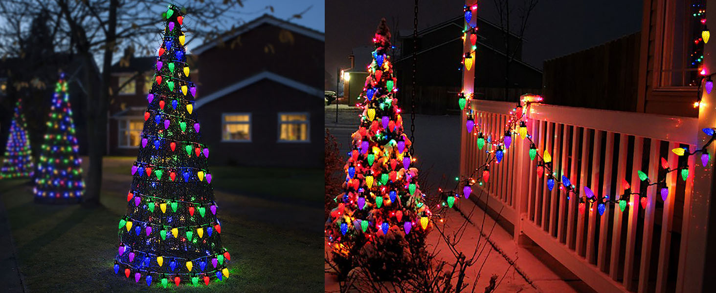 solar powered christmas lights