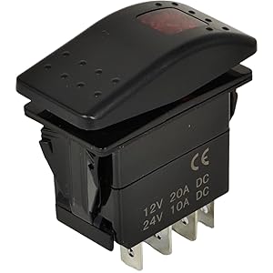Amazon.com: XYZIL 5 Pin (ON)-Off-(ON) Rocker Switch 308-1062