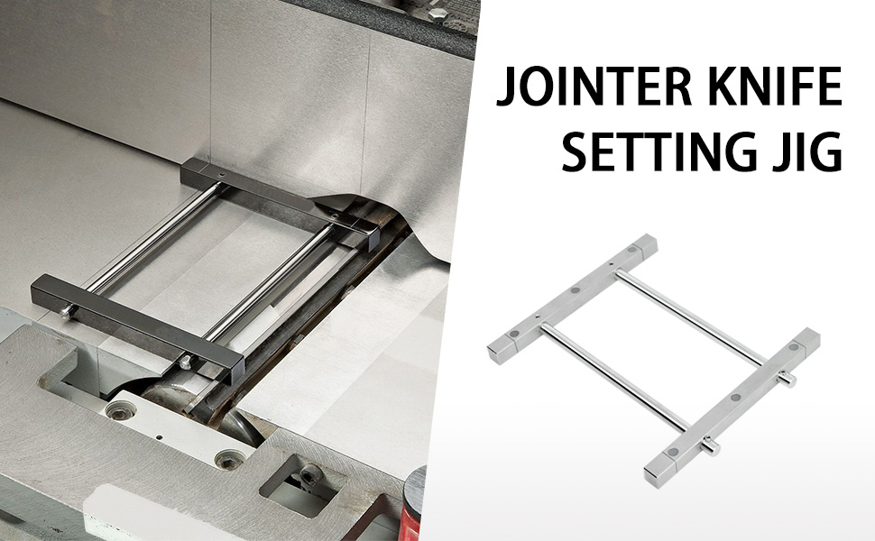 BLSGBUIDING Jointer Knife Setting Jig Metal Bars with