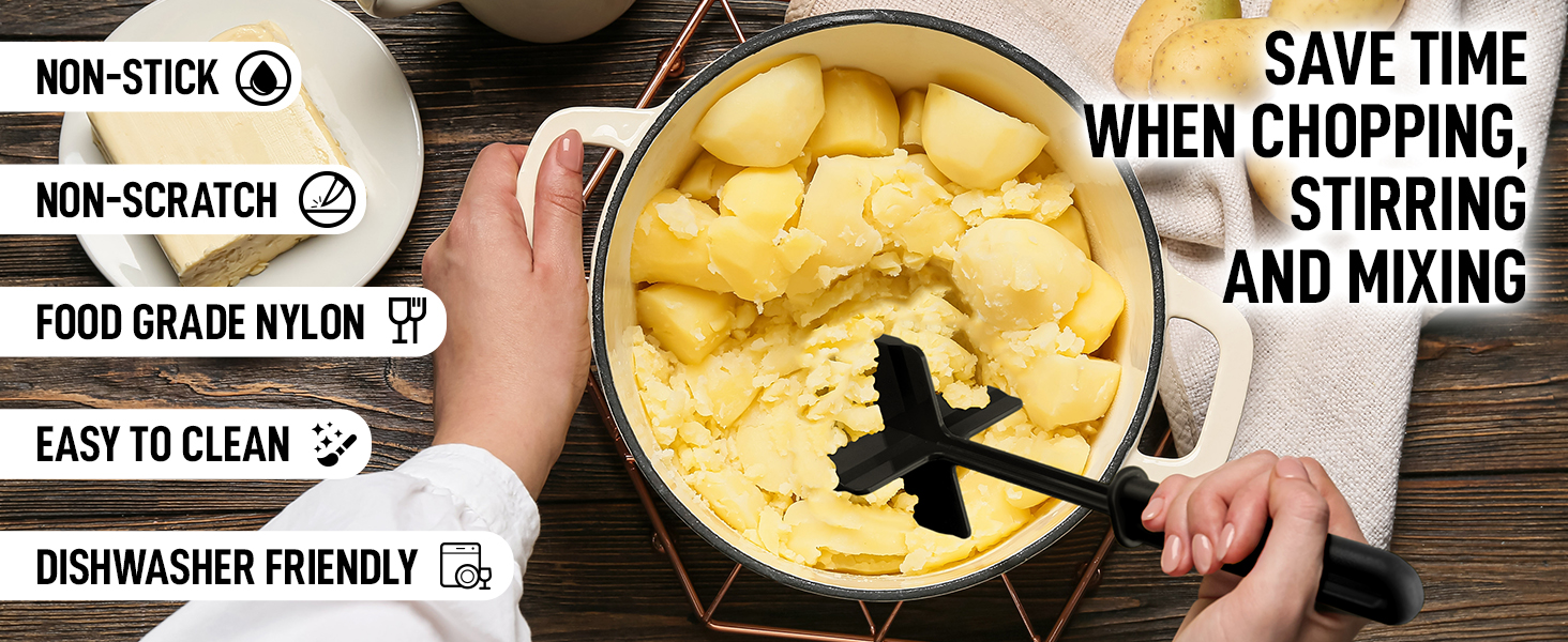 Zulay Kitchen Meat Chopper for Ground Beef and Ground Beef