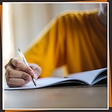 Someone writing on paper