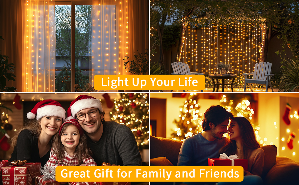 solar waterfall lights outdoor