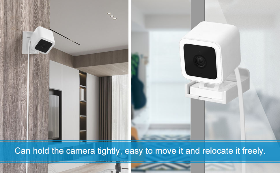 LANMU Window Mount Comaptible with Wyze Cam V3, Screwless