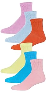 diabetic ankle quarter socks women size 9 11 soft neuropathy sensitive feet non binding loose