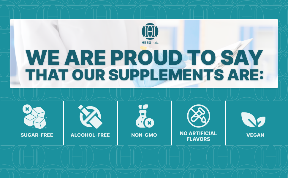 Our supplements quality