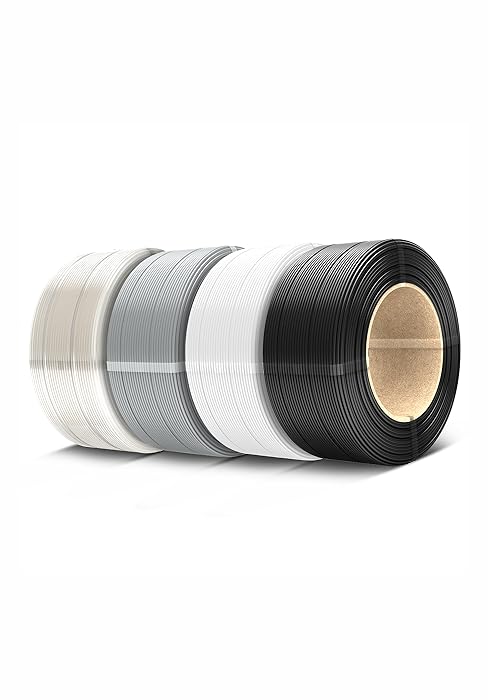 SUNLU Refill PETG Filament 1.75mm, PETG Refill 3D Printer Filament, Suitable for Bambu Lab Filament and SUNLU Reusable spools, 1kg per Spool, 4 Pack, 4 Colors, Beige+Coffee Brown+Olive Green+Oak 23 petg refill filament 1.75mm