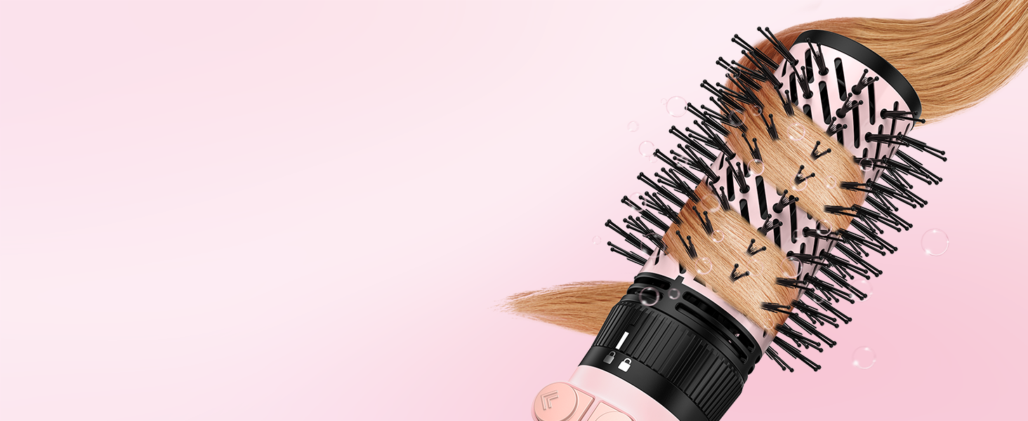 rotating hair dryer brush