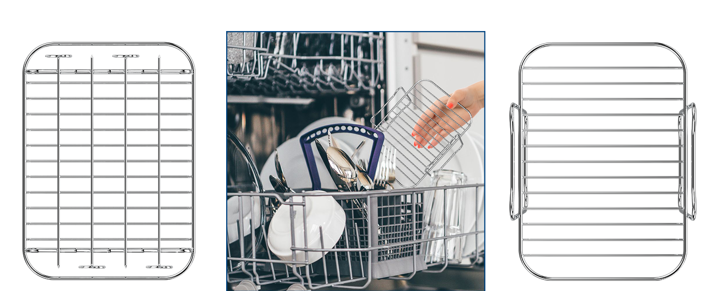 Ninja AF400UK Air Fryer Racks Set Specifically Made for 9.5L Ninja