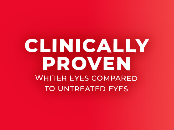 compared to untreated eyes