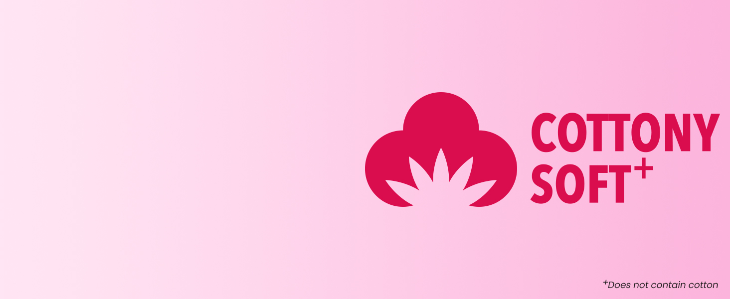 everteen Period Care XL Soft Sanitary Pads have a cottony soft top layer for cushiony comfort