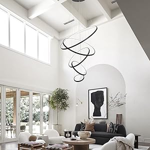 5 ring chandelier