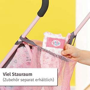 Baby born Stroller Doll's Pram Pram Doll Accessories Dolls Bugg Buggy for Dolls