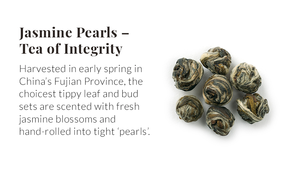 The Republic of Tea Jasmine Pearls FullLeaf Loose Green