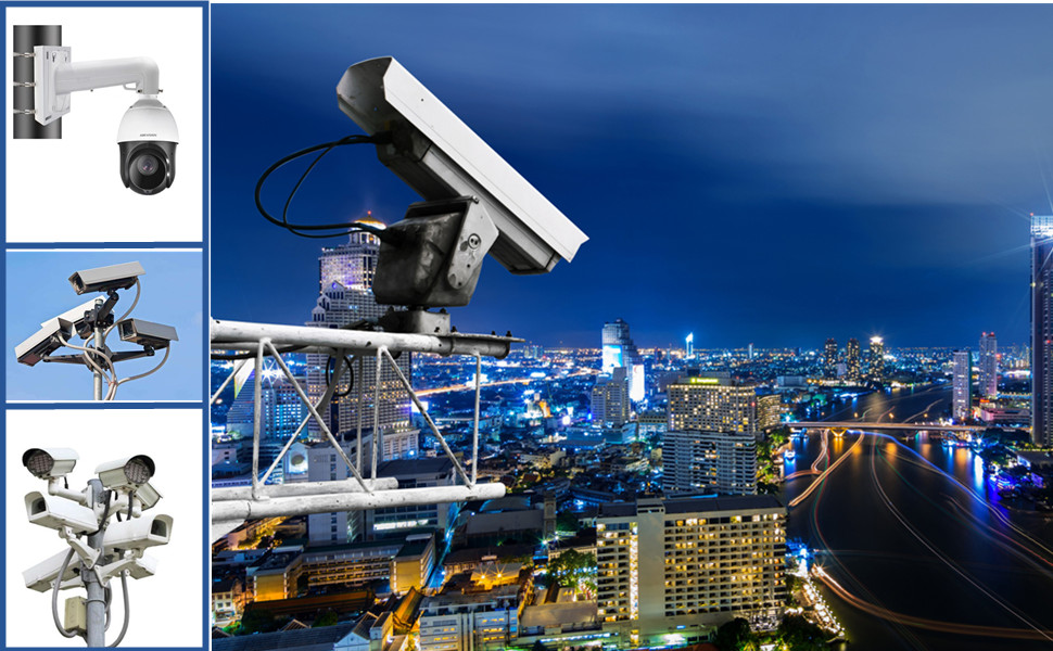 BeElion(TM) Universal Pole Mounting Mount Bracket for CCTV