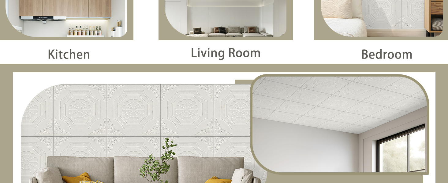 Alow Ceiling Tiles,Foam Ceiling Tiles Peel and Stick