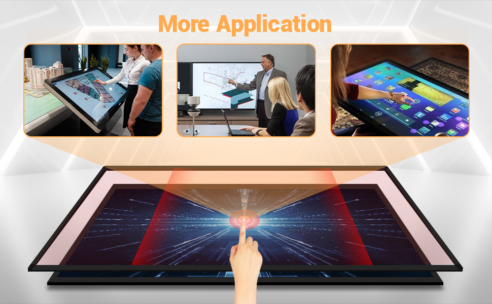 Senisway 55 Inch MultiTouch 10 Points Interactive Infrared Touch Frame