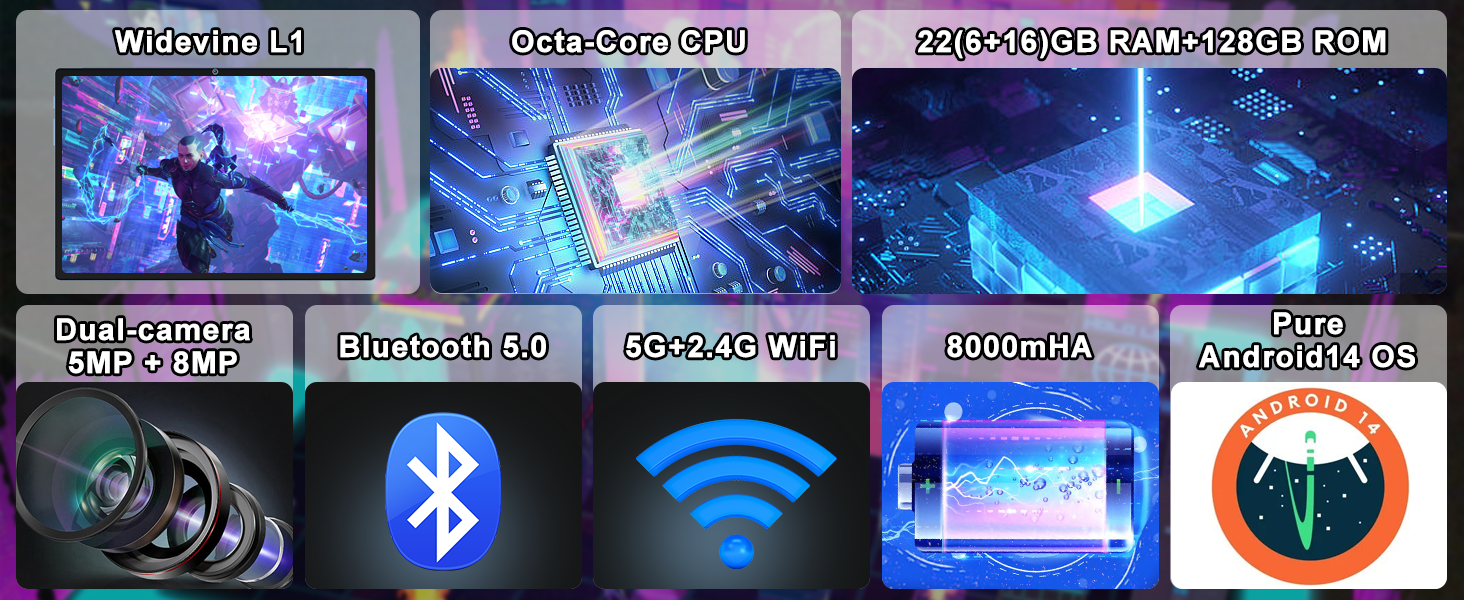 Octa core tablet