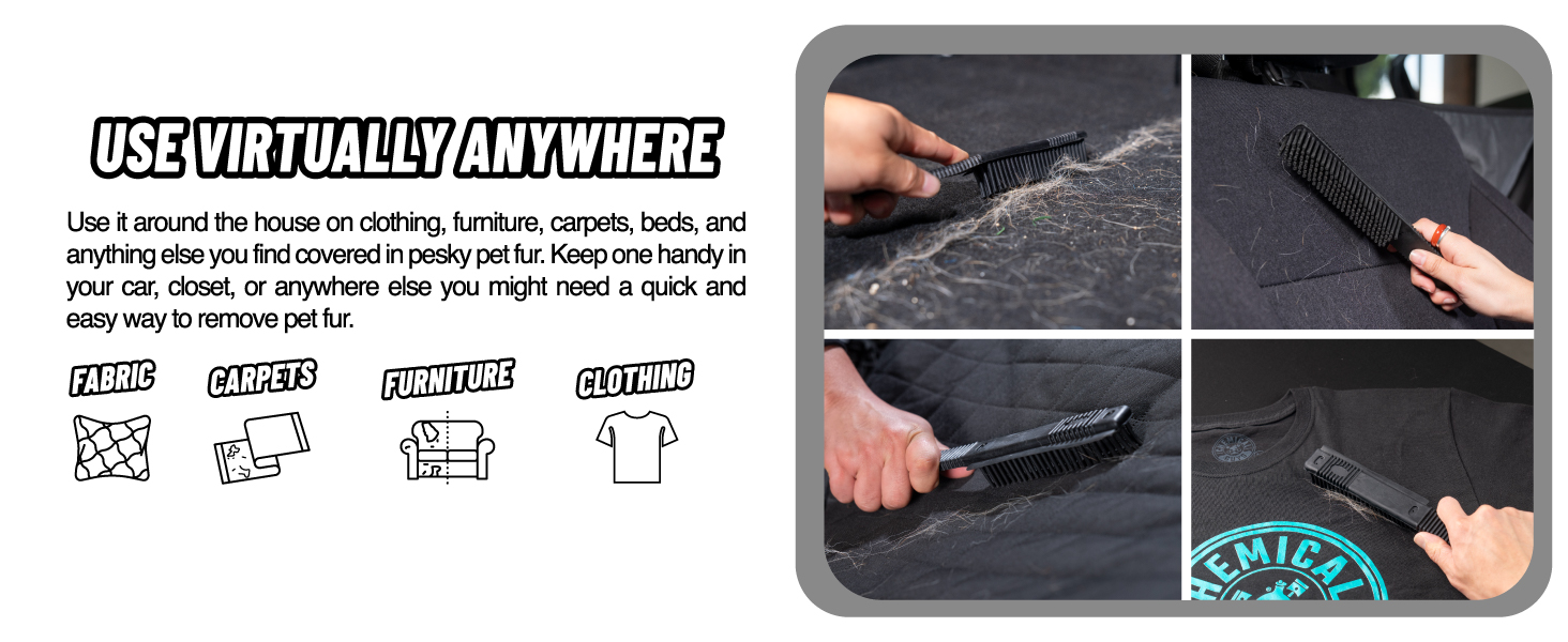 Pet Hair Removal Brush from Chemical Guys