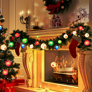 Christmas ball lights