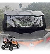 QYMOTO UTV Rear Windshield,Rear Window 420D Oxford Fabric Fit for CFMOTO ZForce 500/800 Trail 201...