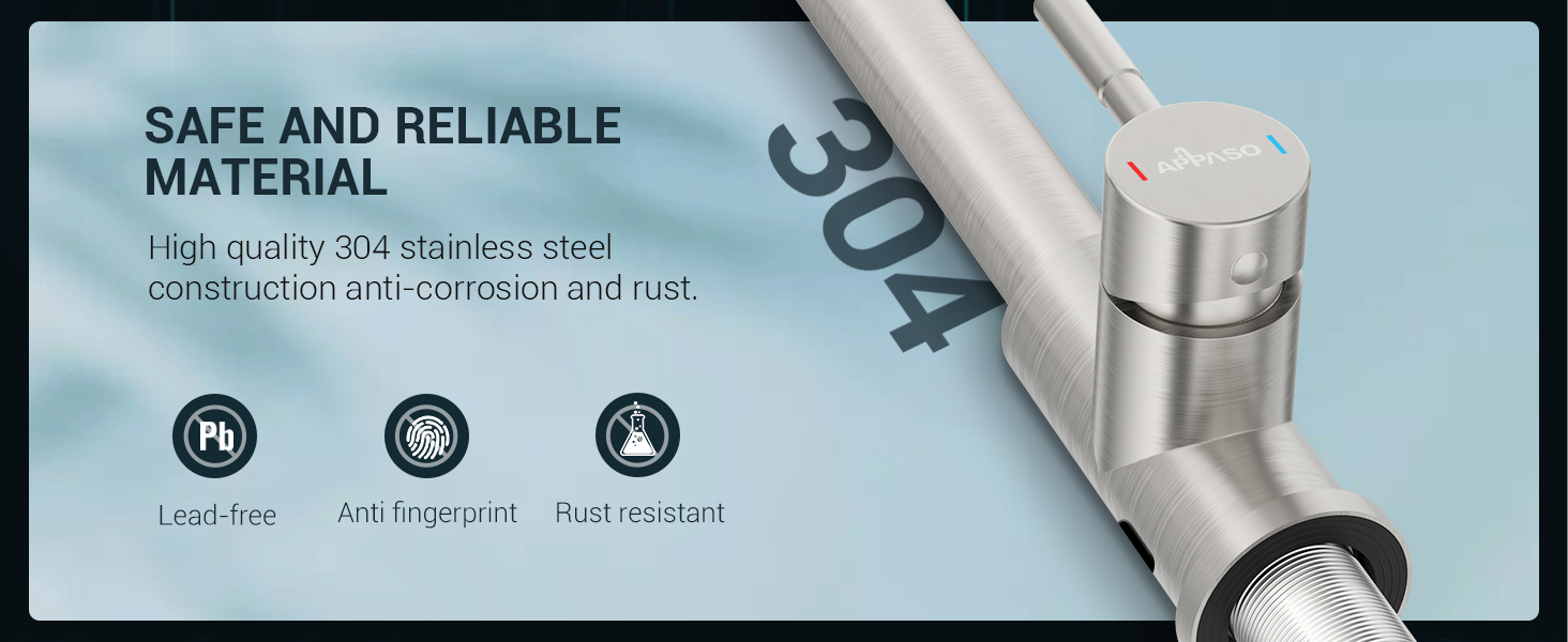 APPASO Touchless Kitchen Faucet with Pull-Down Sprayer