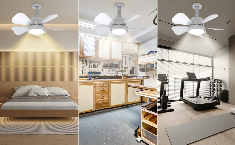 ceiling fans with lights and remote