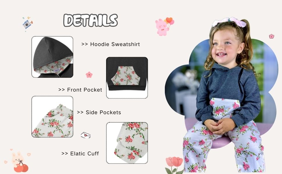 toddler baby girl home wear lounge set