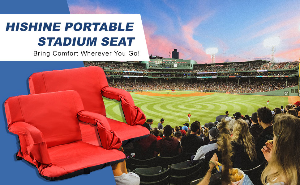 Stadium Seats for Bleachers with Back Support and Thick