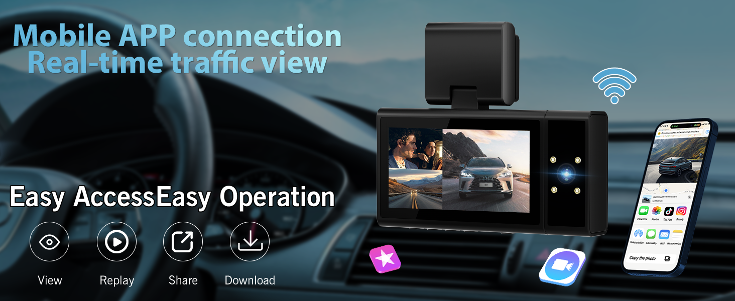 3 Channel Dash Cam