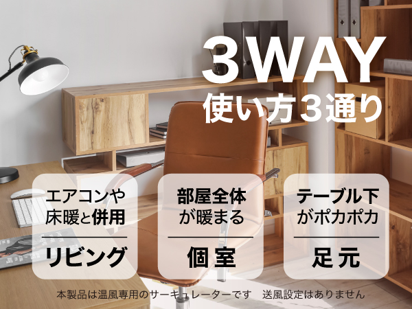 Amazon | ボルネード 温風サーキュレーター 温風循環 軽量 静音