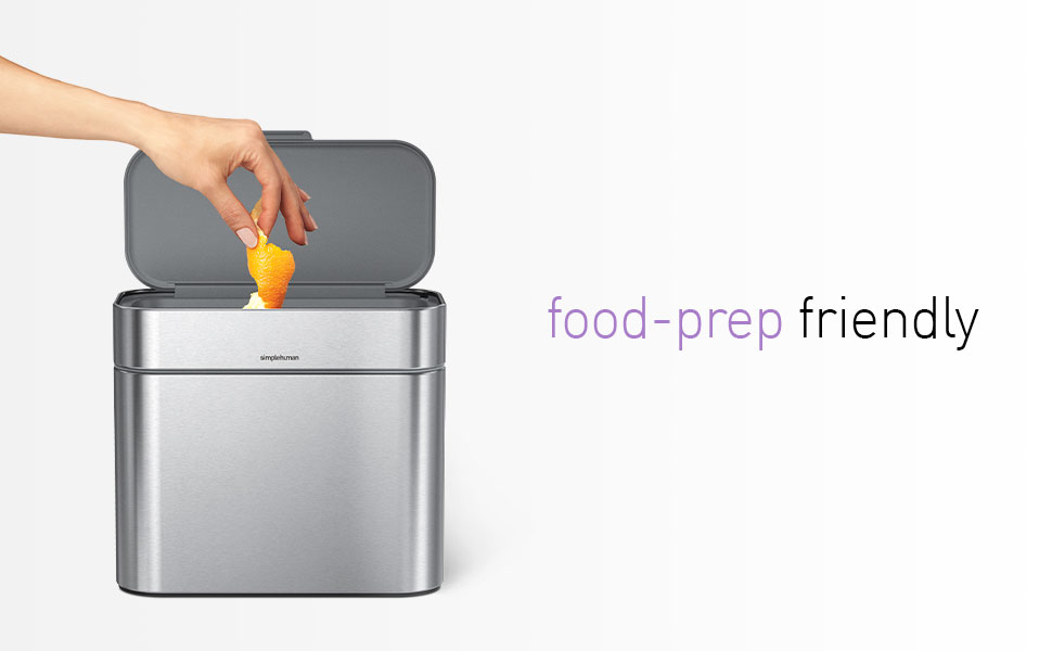 simplehuman Compost Caddy, Detachable and Countertop Bin