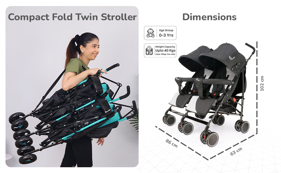 stroller for twin kids