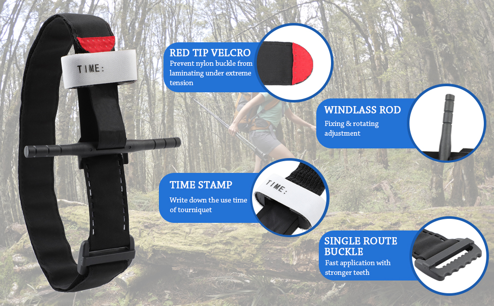Tourniquet Kit, 10 Pack Emergency Outdoor Tourniquets