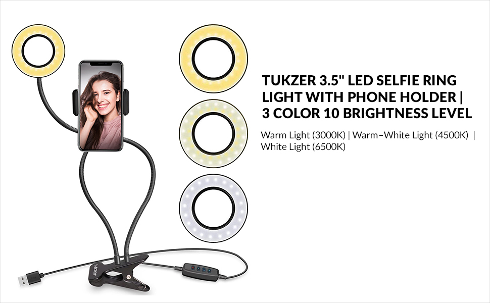 8in 10w Dimmable LED Ring Light Photography Video – The Salon Outlet