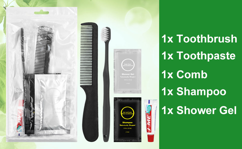 Travel Size Toiletry Kits 5Pack