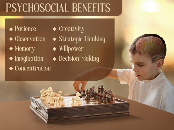 Chess & Checkers Board Set 2 in 1 Magnetic 