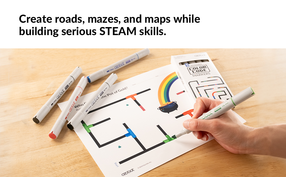 Amazon.com: Ozobot Color Coding Markers: Color Variety for Creative ...