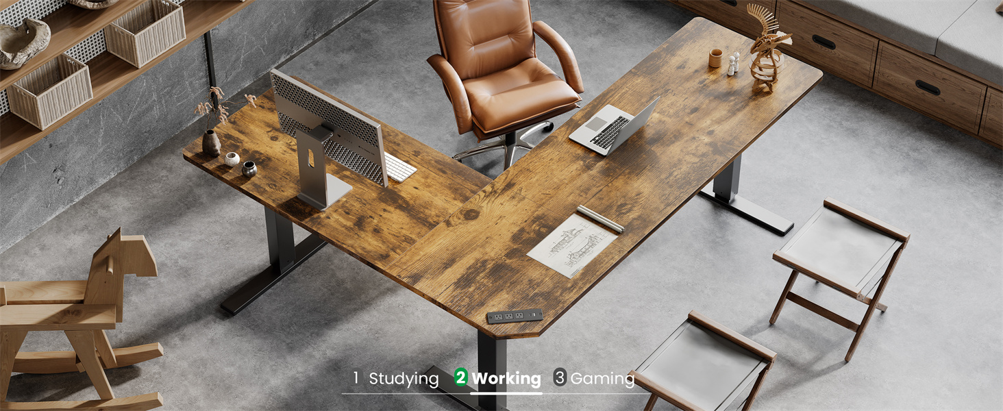 L-Shaped Standing Desk
