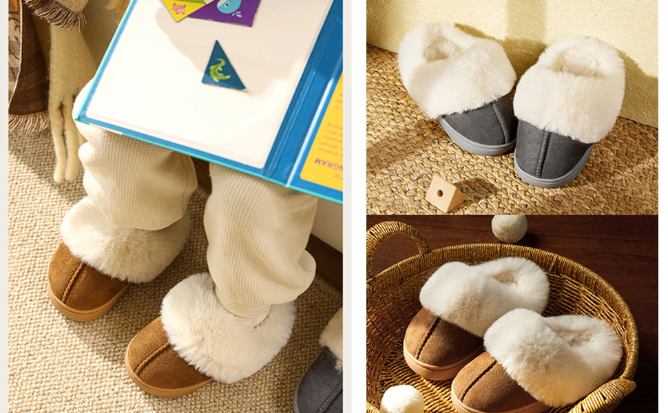 5Kids Fuzzy Slippers