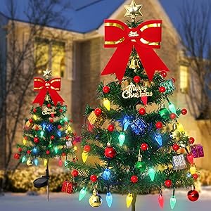Solar Christmas Tree Lights