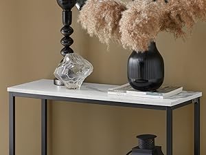 SoBuy コンソールテーブル テーブル 大理石調FSB29簡易組立 Amazon｜SoBuy コンソールテーブル 大理石 テーブル 大理石調 黒