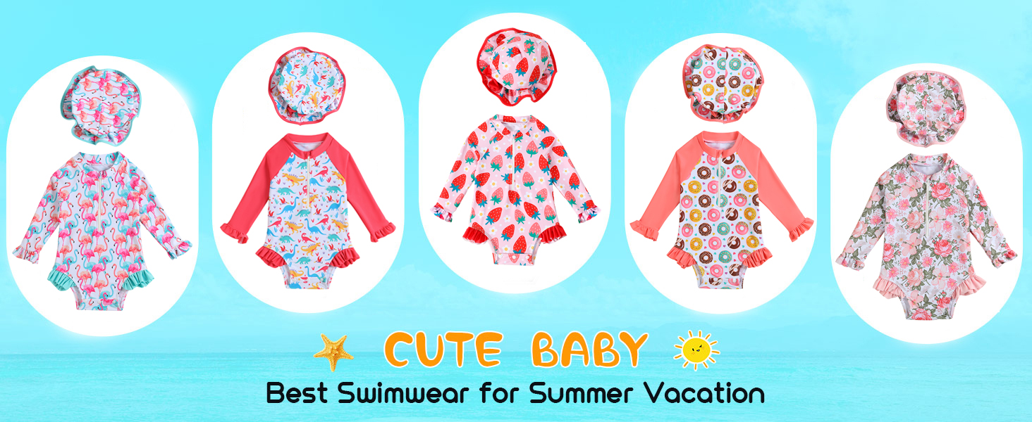 infant one piece swimsuit