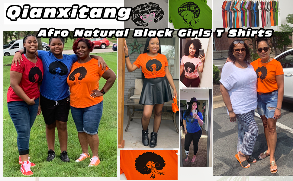 Afro T Shirts for Women